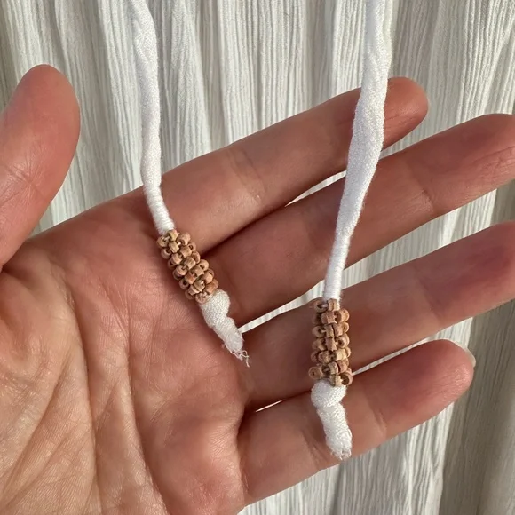 Free People White Maxi Dress with Long Sleeves - Picture 4 of 5